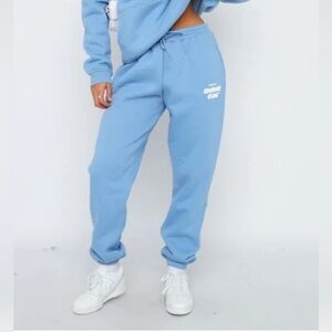 WHITE FOX comfort club sweatpants size M Blue